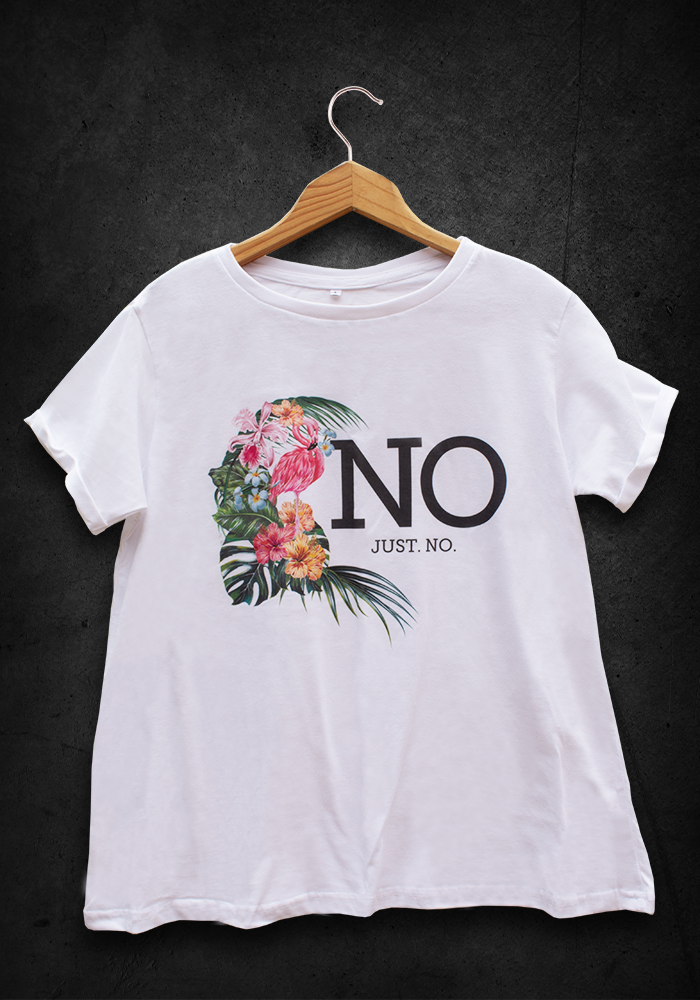 No. Just No Women's Slouch Shirt
